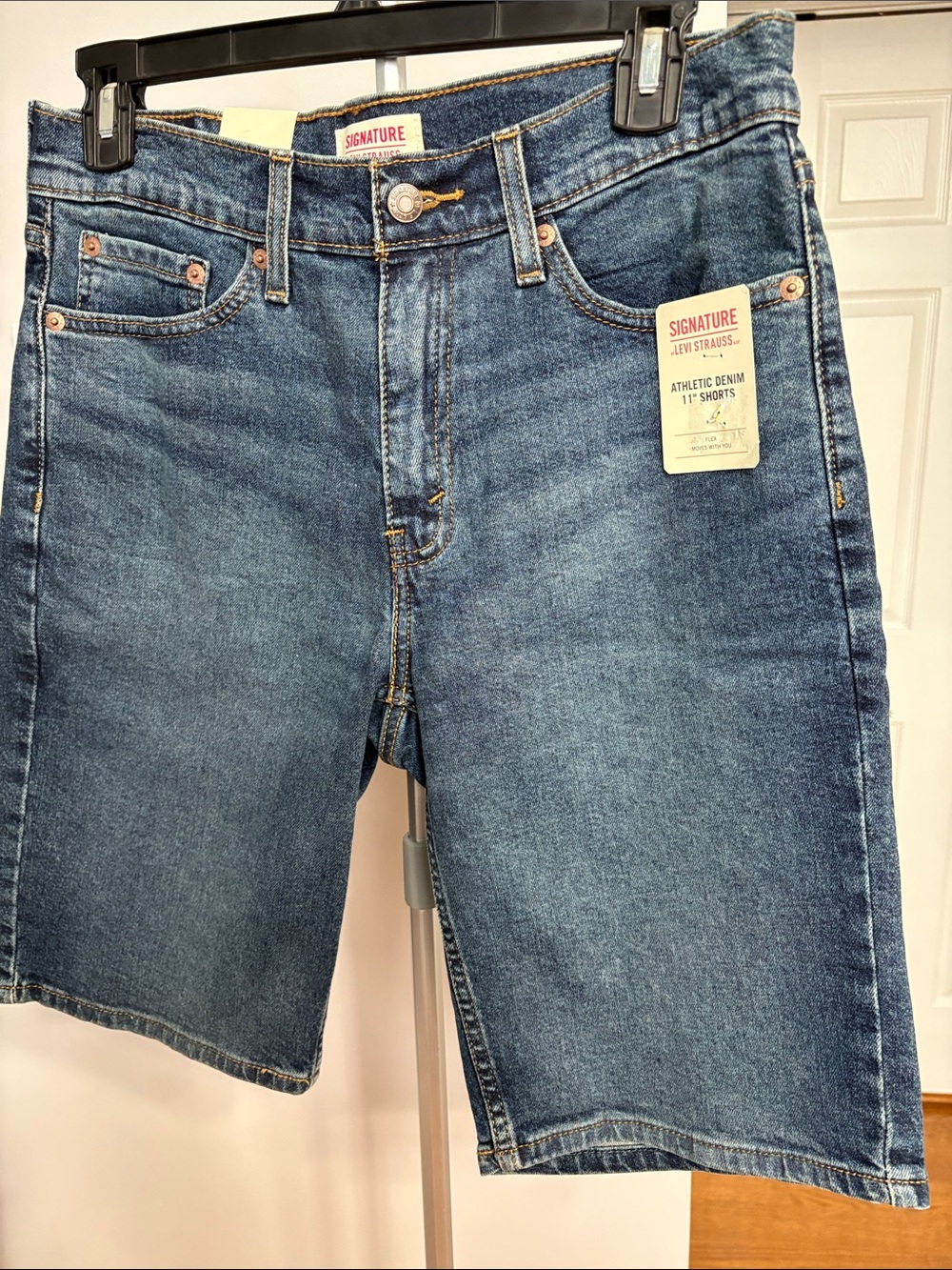 Signature Men's Blue Jean Shorts - Classic Denim